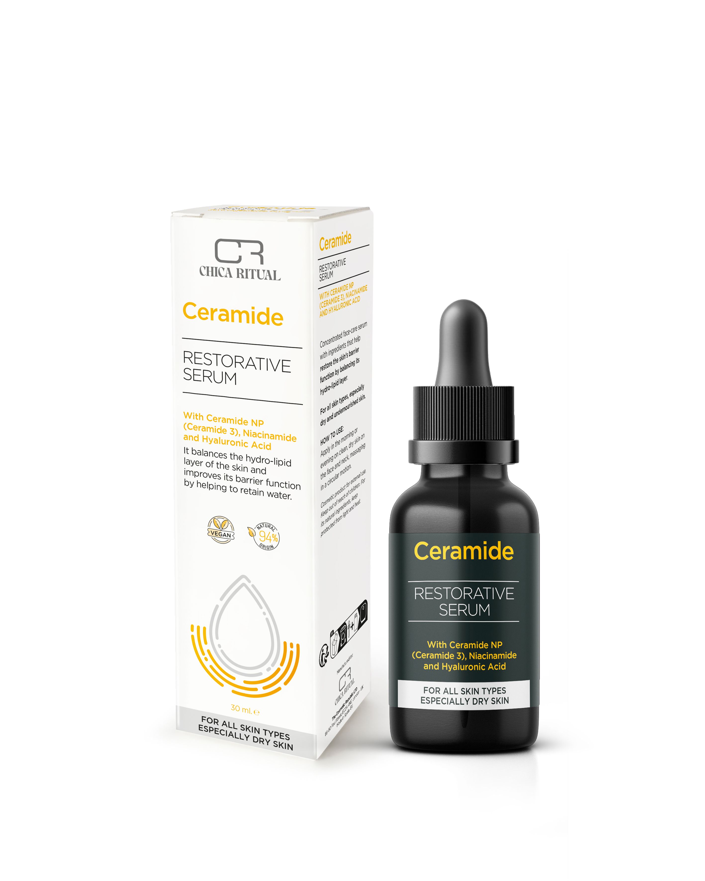 Chica Ritual Ceramide Serum 30ml bottle